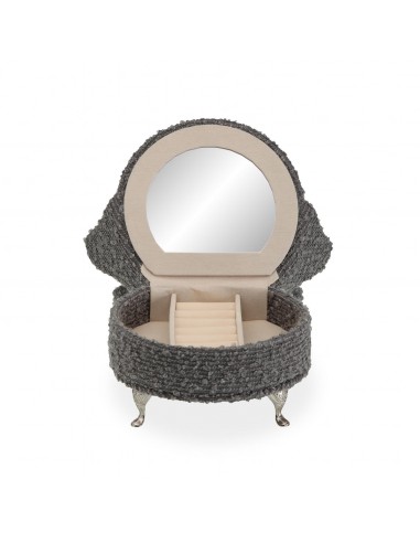 Joyero SILLON gris oscuro