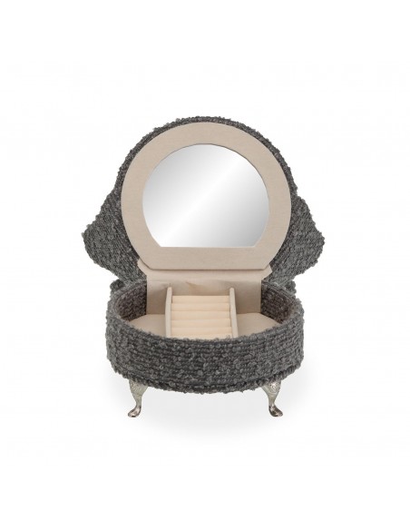 Joyero SILLON gris oscuro