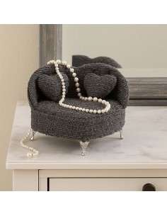 Joyero SOFA gris oscuro