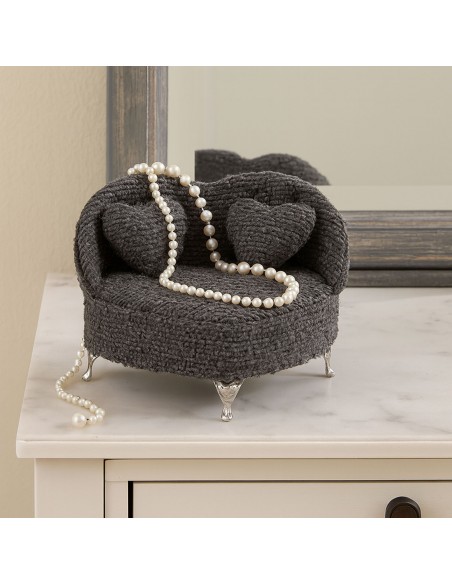 Joyero SOFA gris oscuro