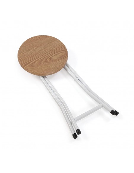 Mesa y 4 sillas PLEGABLE blanca