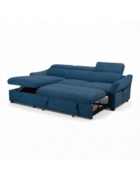 Rinconera cama THALIA azul izq