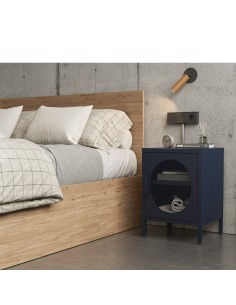 Mesita de noche DIORA azul 2