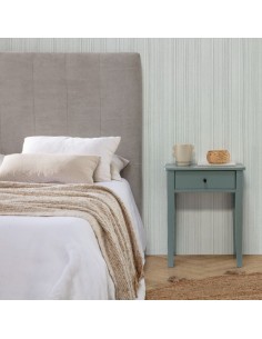 Mesita de noche BART verdoso 2