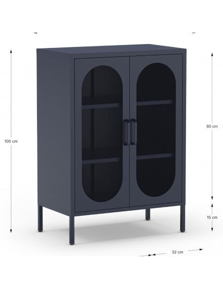 Mueble DIORA 2p azul