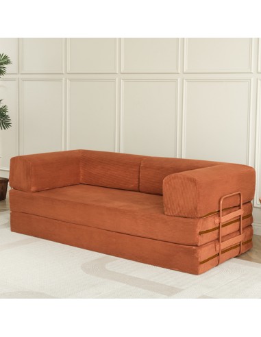 Sofá cama AGNES terracota