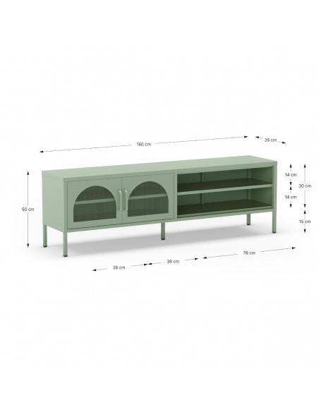 Mueble TV DIORA verde