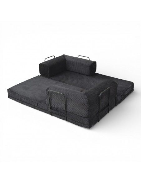 Sofá cama AGNES negro