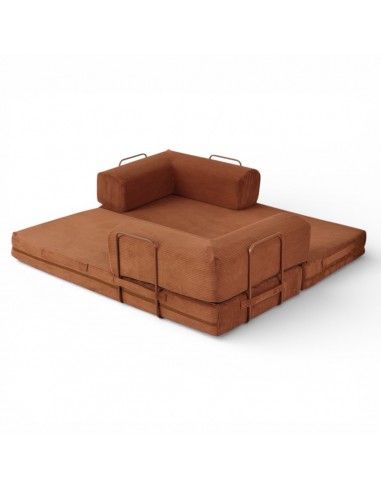 Sofá cama AGNES terracota