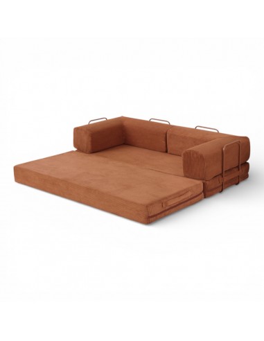 Sofá cama AGNES terracota