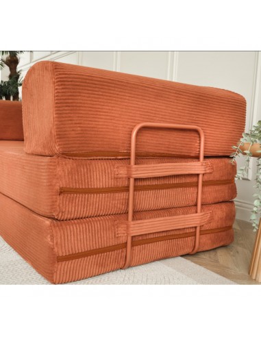 Sofá cama AGNES terracota