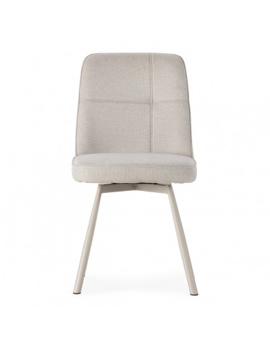 Silla TIRSA giratoria crema