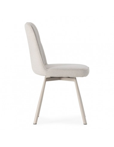 Silla TIRSA giratoria crema