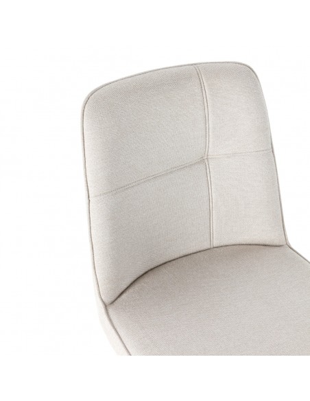 Silla TIRSA giratoria crema