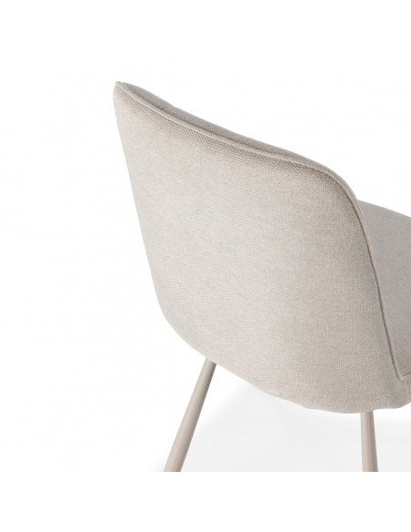 Silla TIRSA giratoria crema