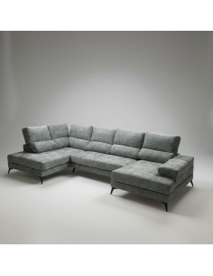 Rinconera cama en U HOME izq gris 2