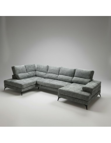 Rinconera cama en U HOME izq gris