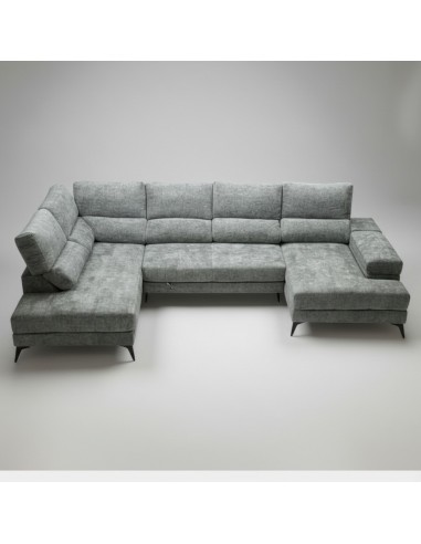 Rinconera cama en U HOME izq gris