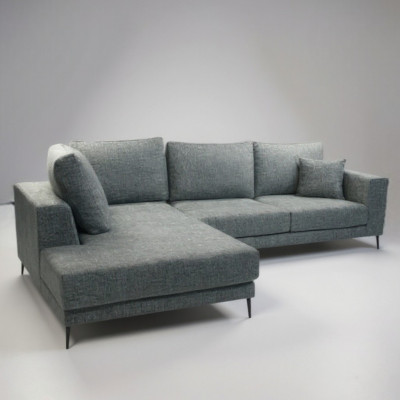 Chaiselongue BIRD gris izquierda - Elegancia y confort