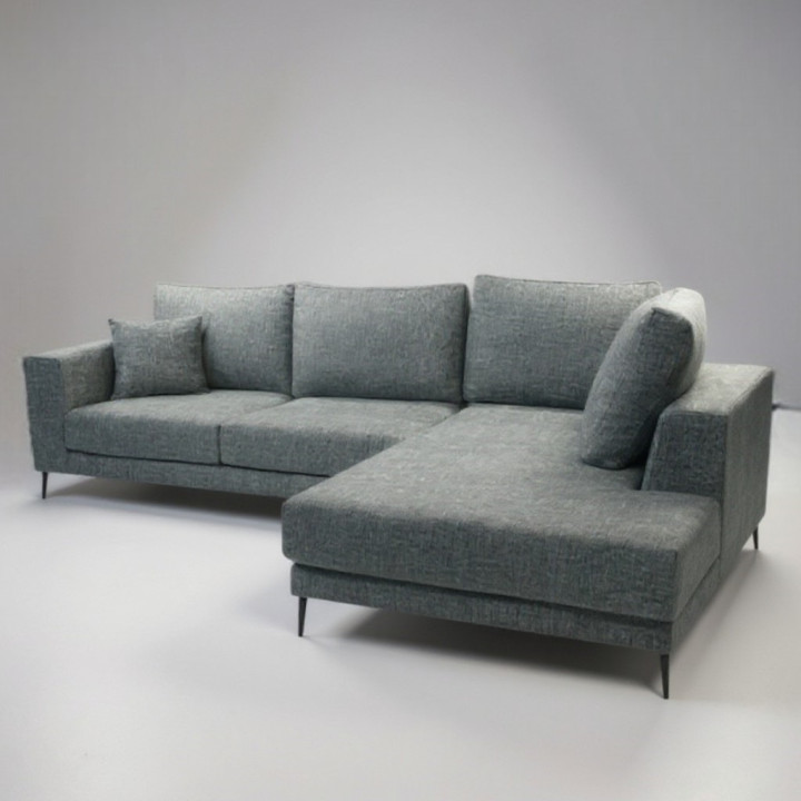 Chaiselongue BIRD gris derecha - Elegancia y confort