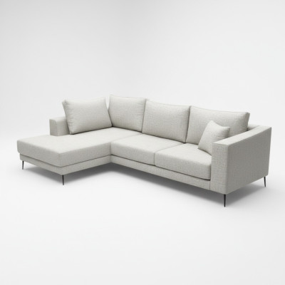 Chaiselongue BIRD Plata Izquierda - Estilo y Comodidad