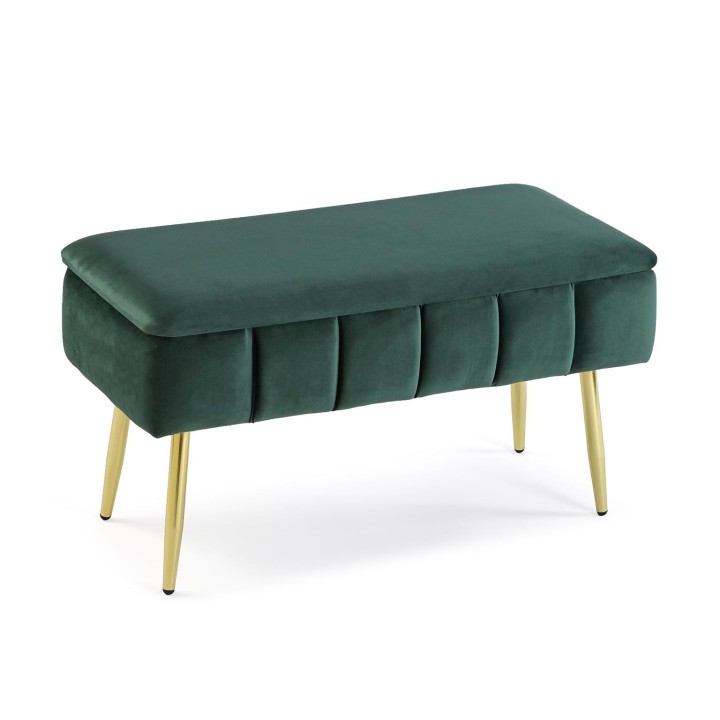 Pie de cama SOGNO verde