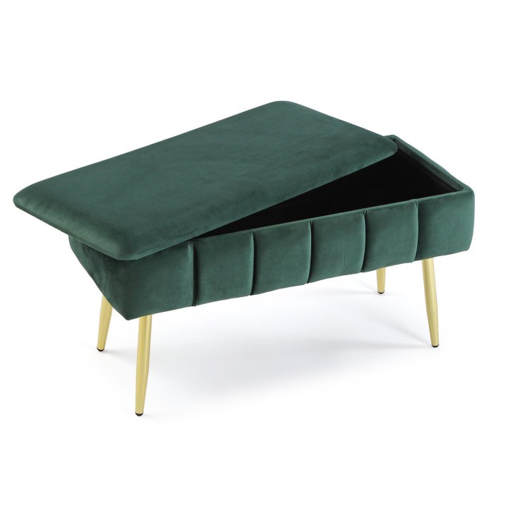 Pie de cama SOGNO verde