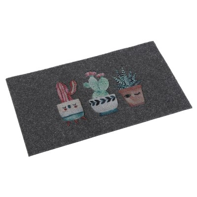Felpudo HAPPY de Fibra Sintética - Diseño Único 70x40 cm