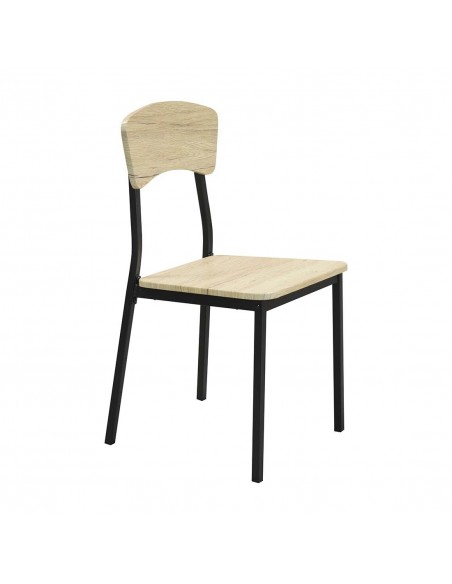 Set mesa + 4 sillas ANAF neg-camb