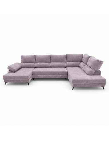 Rinconera cama en U HOME der malva suave