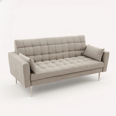 Sofá cama X512 beige clic clac - Comodidad y estilo