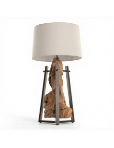 Lámpara TECA madera