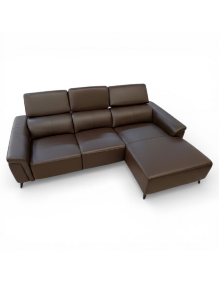 Chaise MUSA relax piel choco