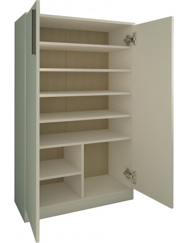 Zapatero 2 puertas ECKO blanco