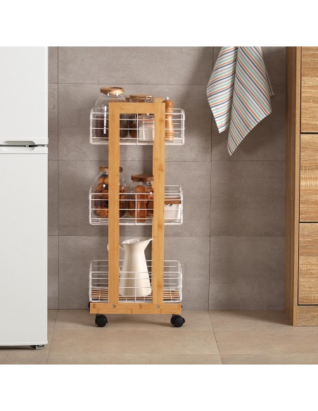 Estanteria CESTAS blanca