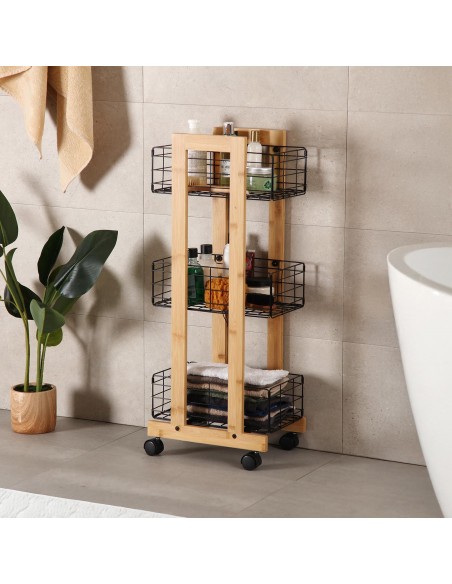 Estantería CESTAS negra