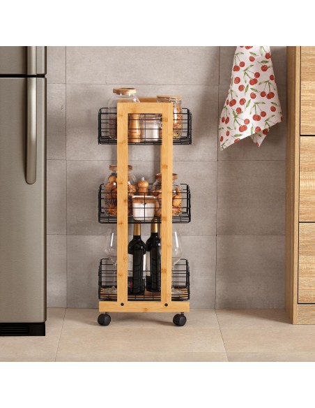 Estantería CESTAS negra