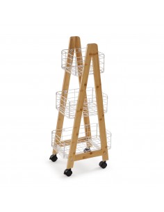 Estanteria CESTAS en v blanca