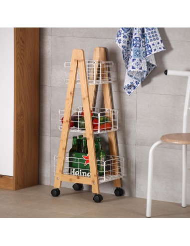 Estanteria CESTAS en v blanca