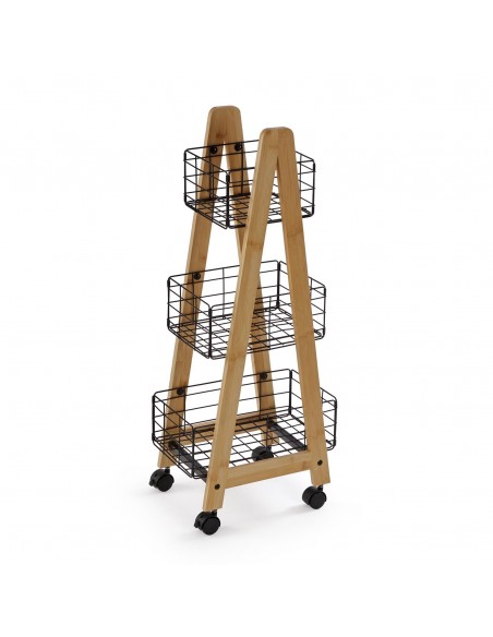 Estantería CESTAS en v negra