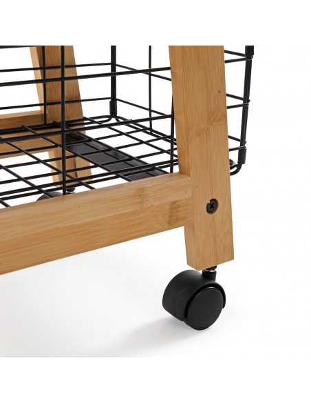 Estantería CESTAS en v negra