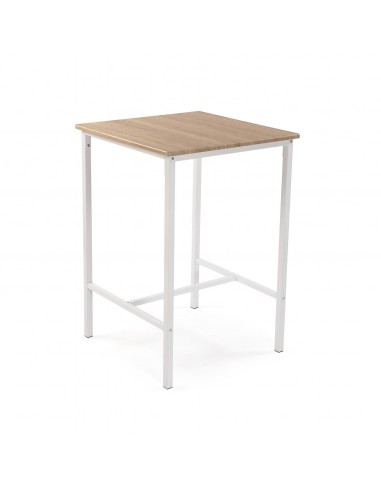 Mesa + 2 taburetes RESP blanco