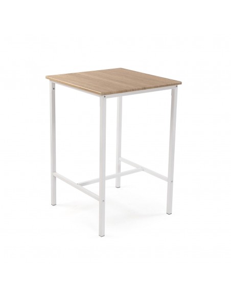 Mesa + 2 taburetes RESP blanco