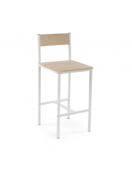 Mesa + 2 taburetes RESP blanco