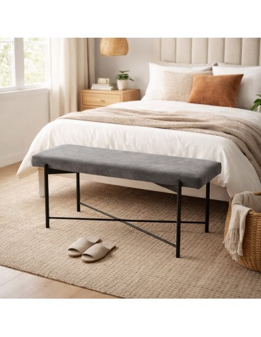 Pie de cama NILO gris