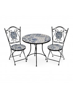 Mesa + 2 sillas AZURITA