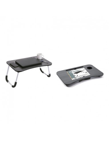 Mesa plegable COMPUTE negra
