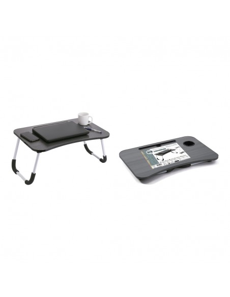 Mesa plegable COMPUTE negra