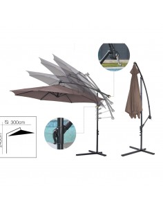 Sombrilla EXCENTRICA topo 2