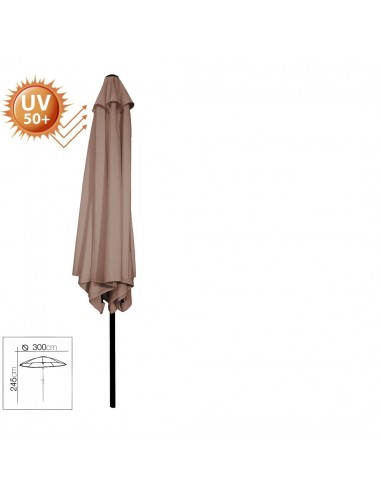 Sombrilla VERTI 3m topo